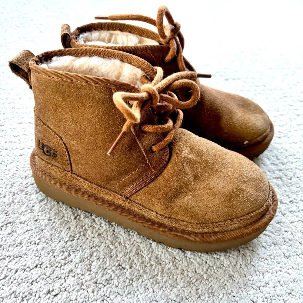 UGG Kids Neumel Chukka Tan Boots